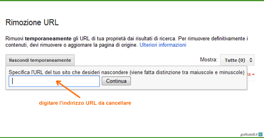 Eliminare da Google una pagina indicizzata per errore